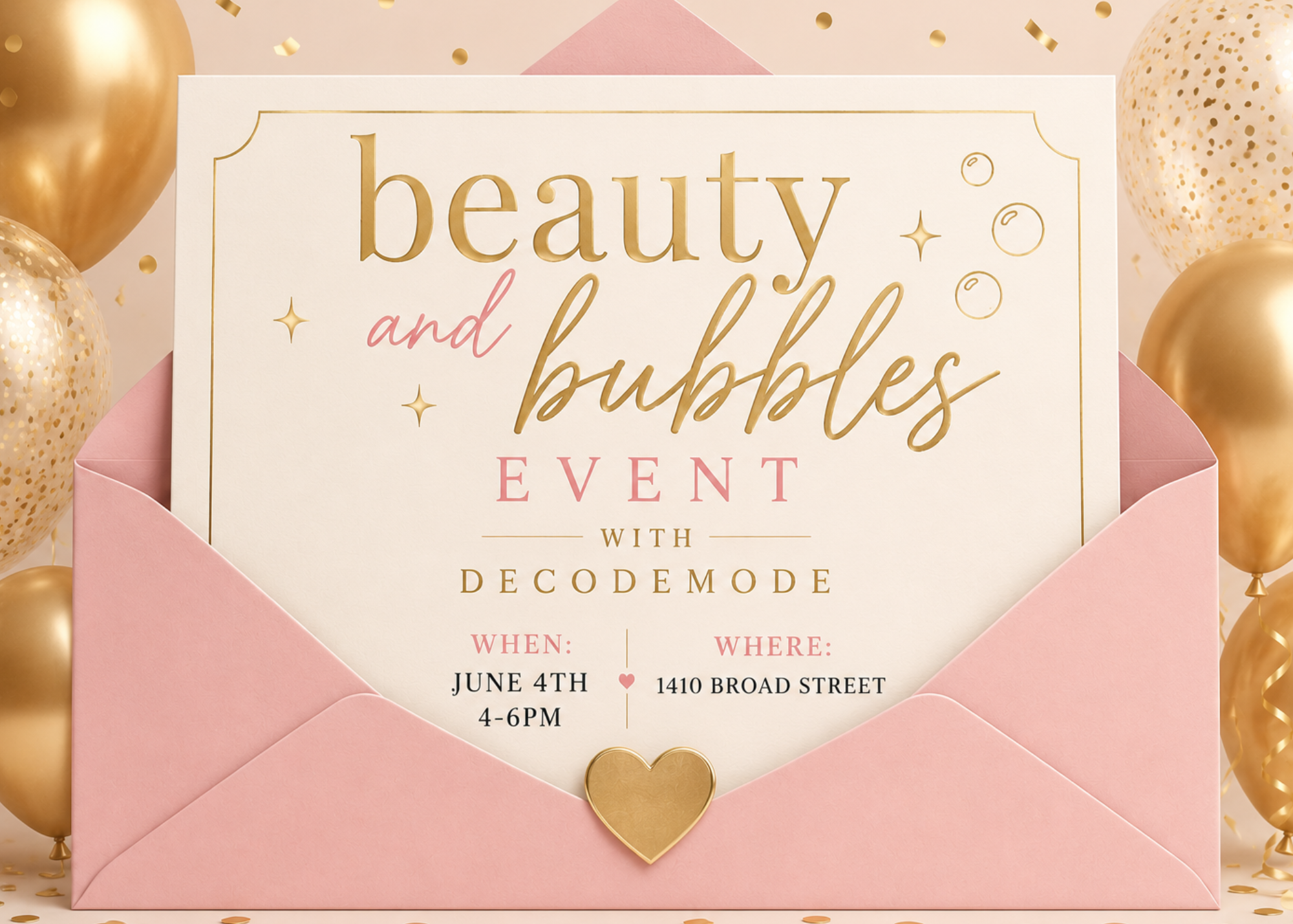 Beauty and Bubbles Event Tickets