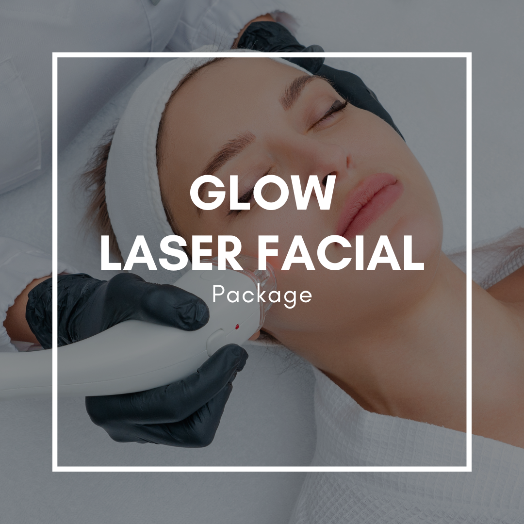 glow laser facial package - 3 sessions in victoria bc