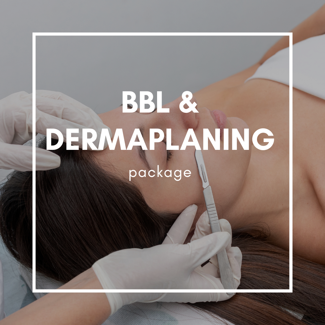 BBL + Dermaplaning Combo Facial  (3 sessions) Victoria, BC